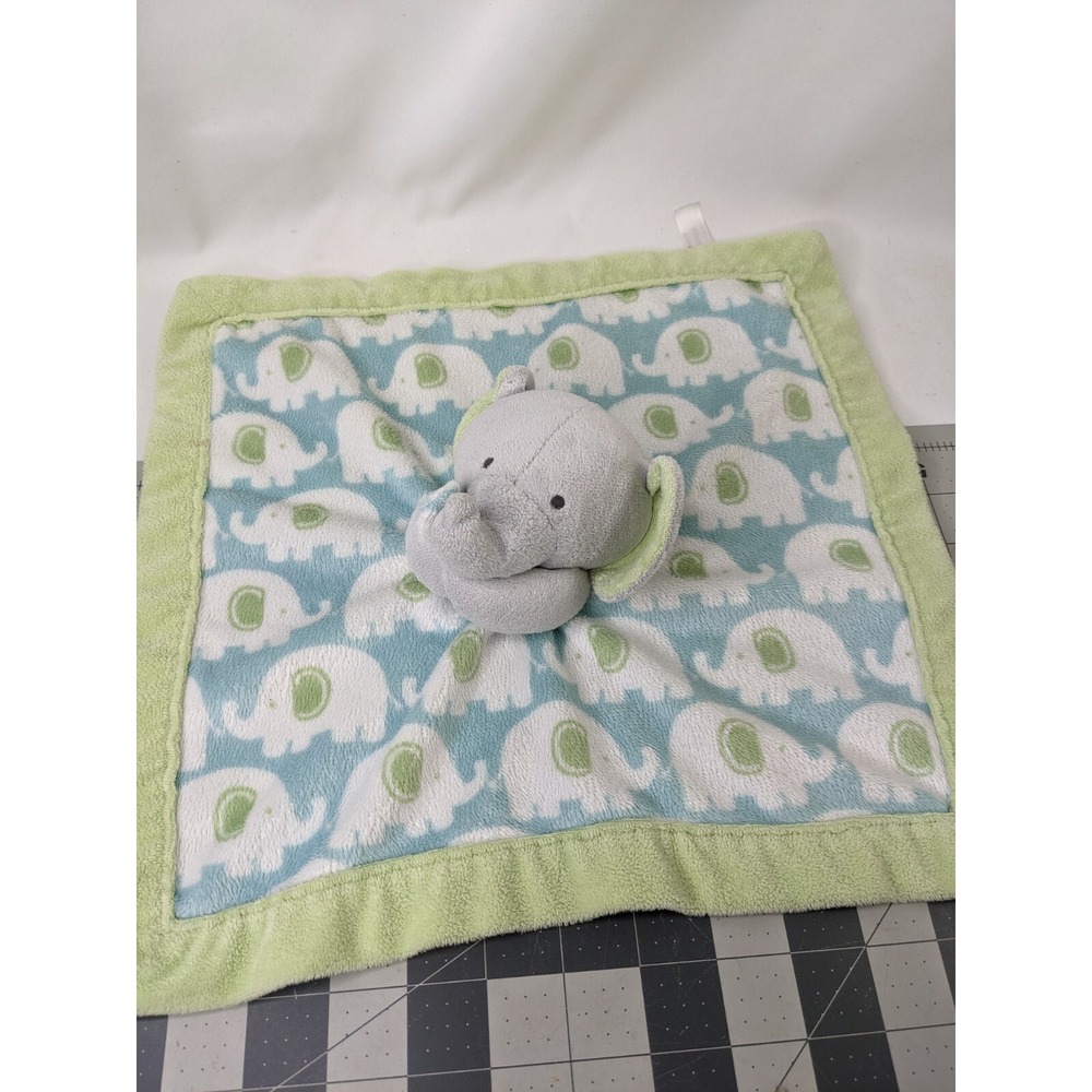 Carters Gray Elephant Lovey Security Blanket Kids Line 2012‎ Stuffed Animal Toy